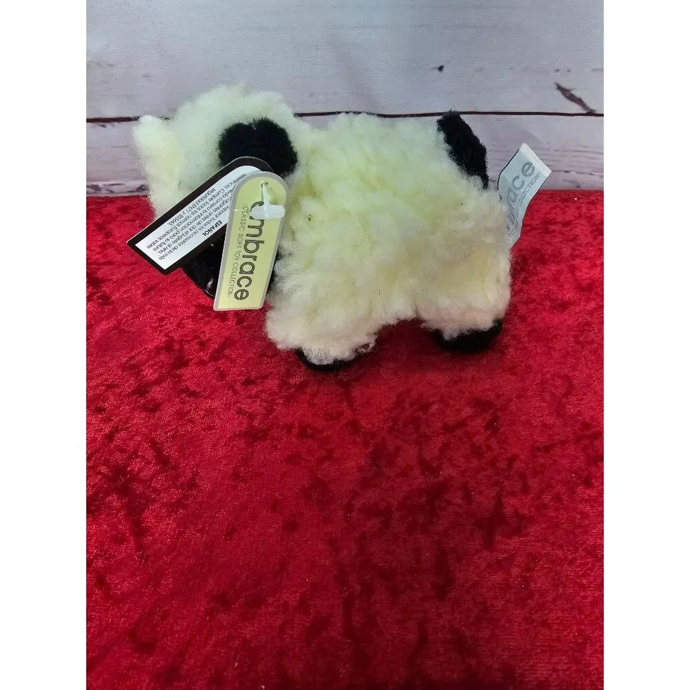 Embrace Classic Soft Toy Collection Wooly Sheep Beige Black‎ Ears